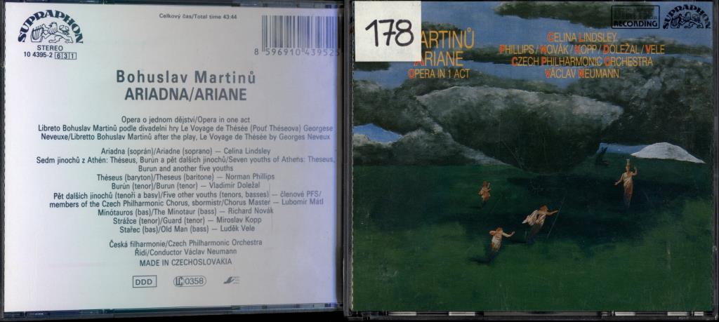 Martinů - Ariane opera in 1 act