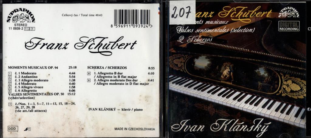 Franz Schubert - Moments musicaus op. 94, Scherza