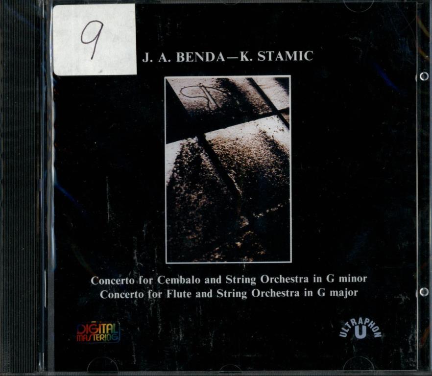 Concerto for Cembalo and String Orchestra in G minor, Concerto for Flute and String orchestra in G major