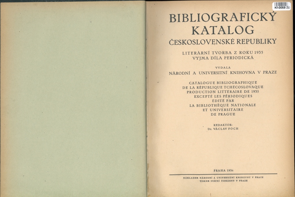 Bibliografický katalog Československé republiky