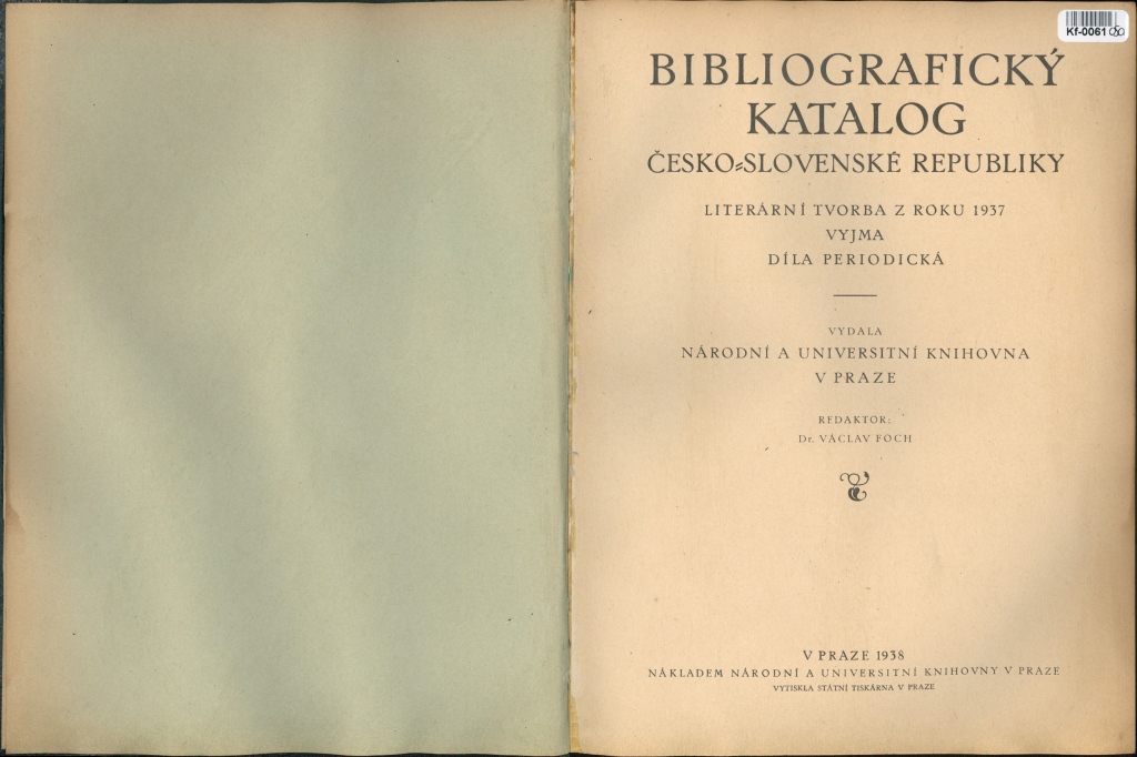 Bibliografický katalog Československé republiky