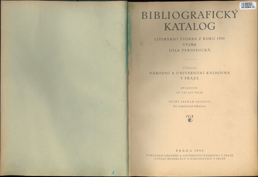 Bibliografický katalog