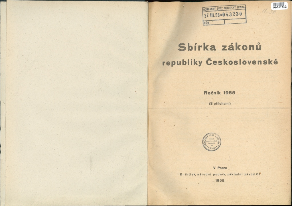 Sbírka zákonů republiky Československé