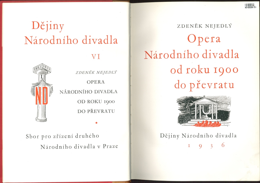 Dějiny Národního divadla VI. - Opera národního divadla od roku 1900 do převratu