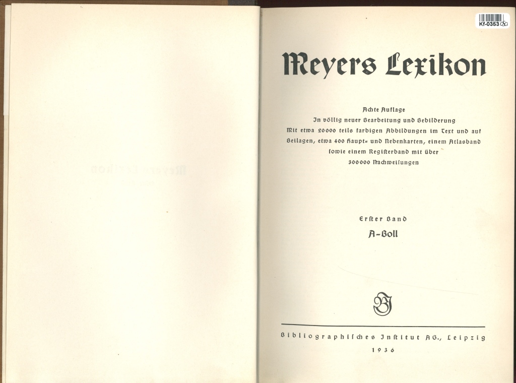 Meyers Lexikon I.