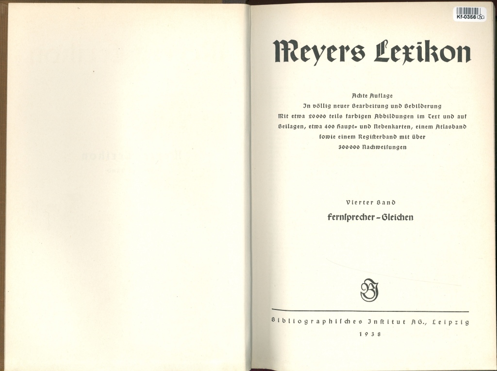 Meyers Lexikon IV.