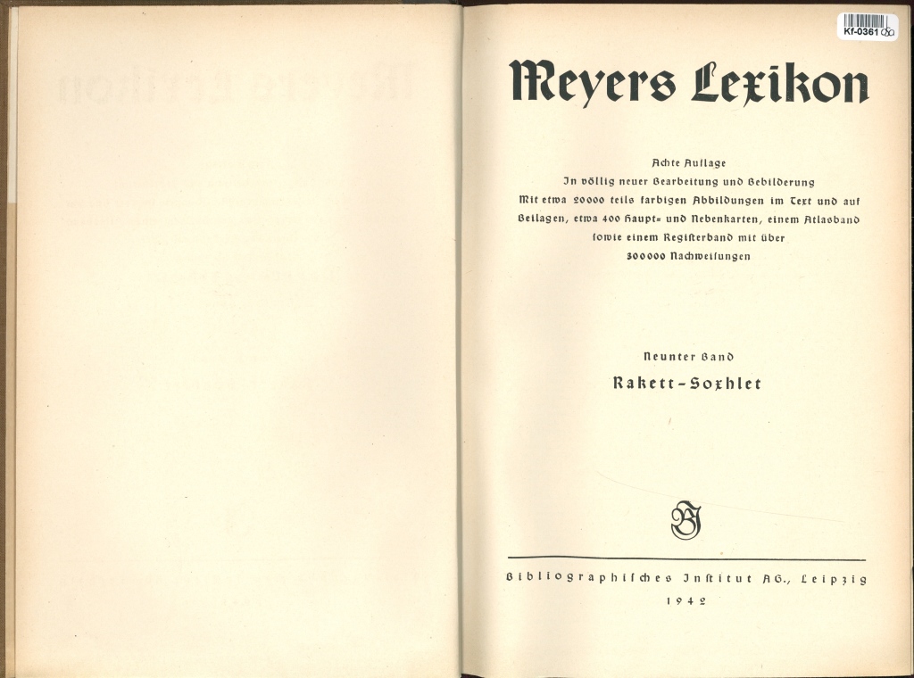 Meyers Lexikon IX.
