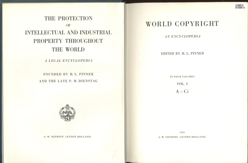 The protection of intellectual and industrial property throughout the world I.