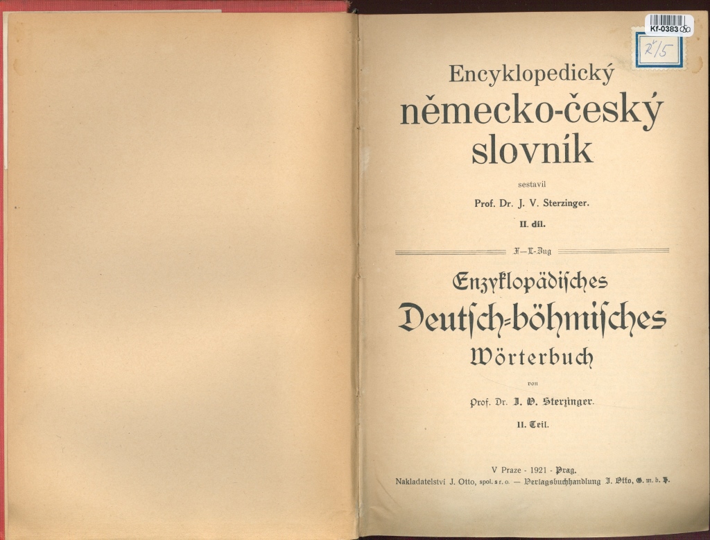 Encyklopedický německo - český slovník II.