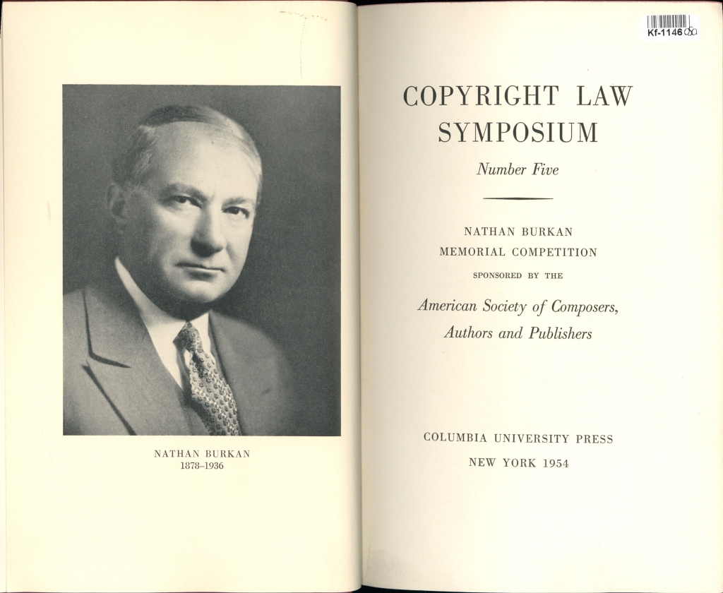 Copyright law symposium - Number five