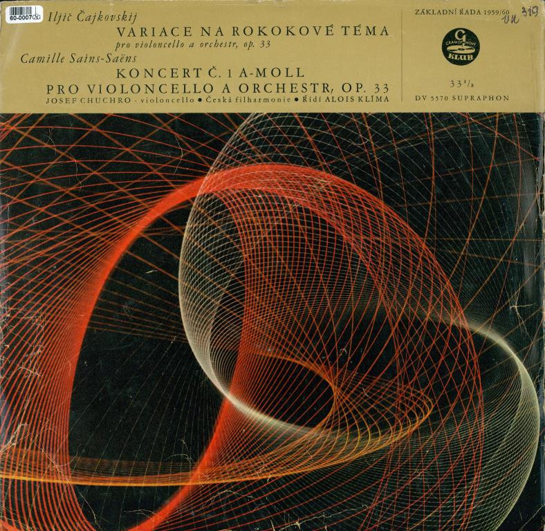 Petr Iljič Čajkovskij - Variace na rokokové téma, Camille Sains-Saëns - Koncert č. 1 A moll pro violoncello a orchestr