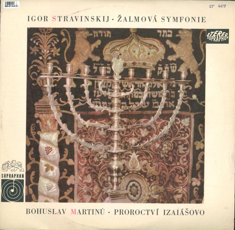 Igor Stravinskij - Žalmová symfonie, Bohuslav Martinů - Proroctví Iziášovo