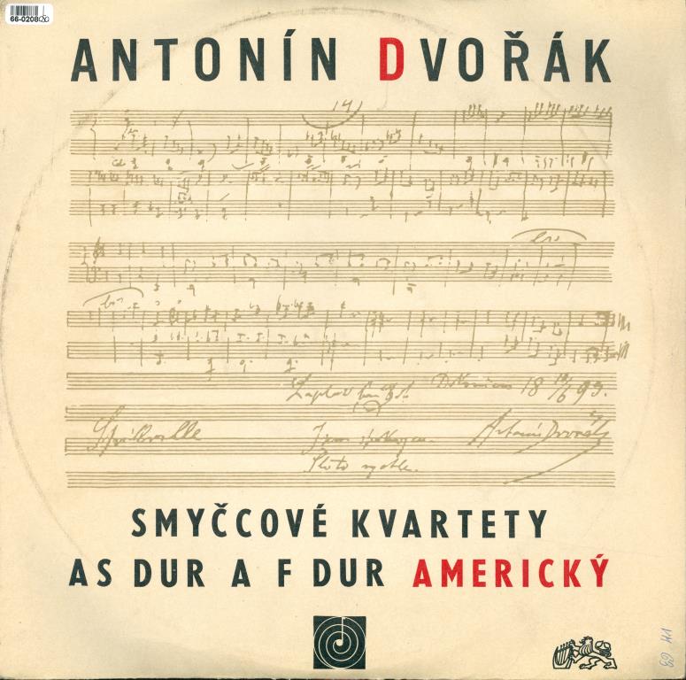 Antonín Dvořák - Smyčcové kvartety As dur a F dur Americký