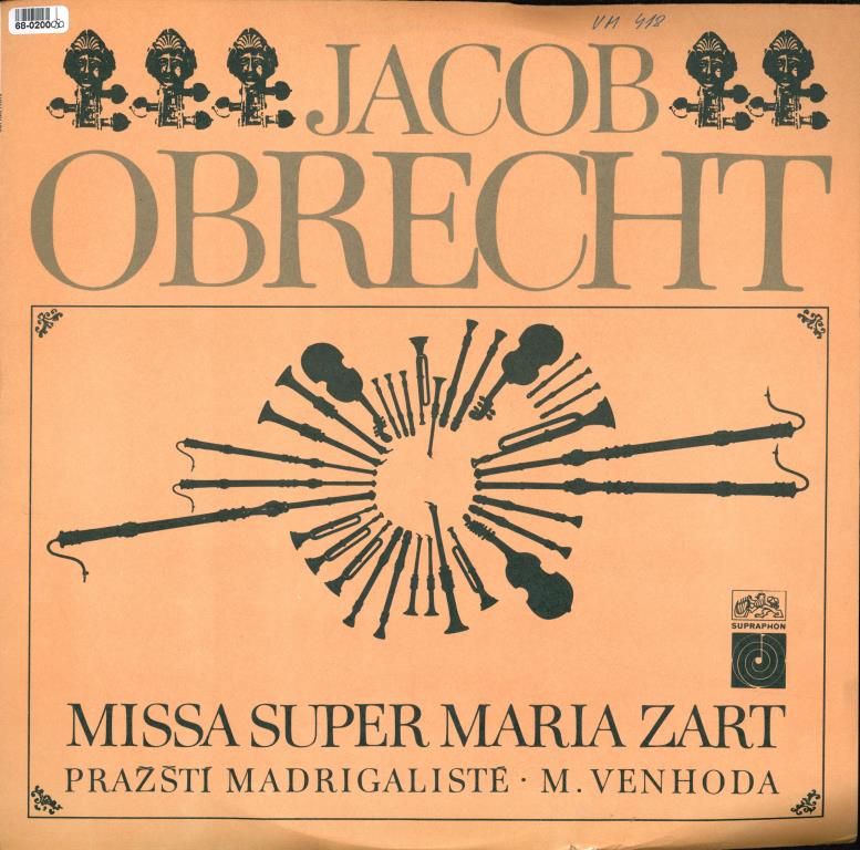 Jacob Obrecht - Missa super Maria Zart