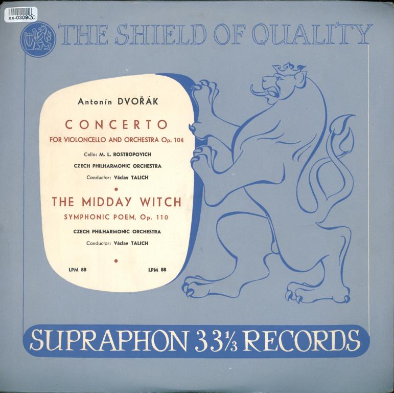 Concerto for violoncello and orchestra, The midday witch symphonic poem