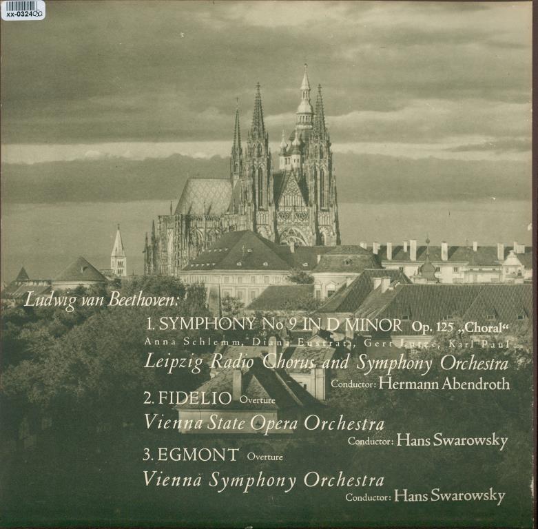 Symphony No. 9 in D minor, Fidelio, Egmont