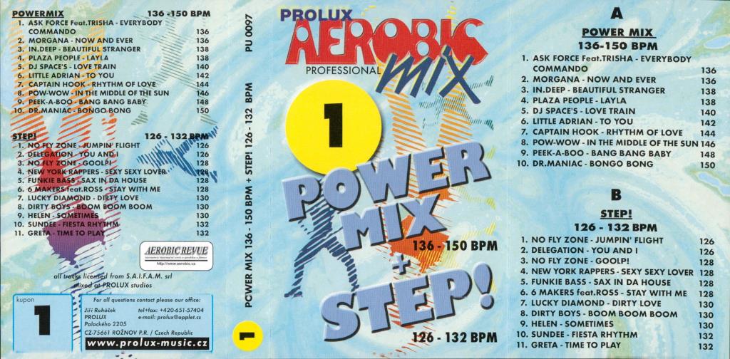 Aerobic mix 1 Power mix, Step 1; 