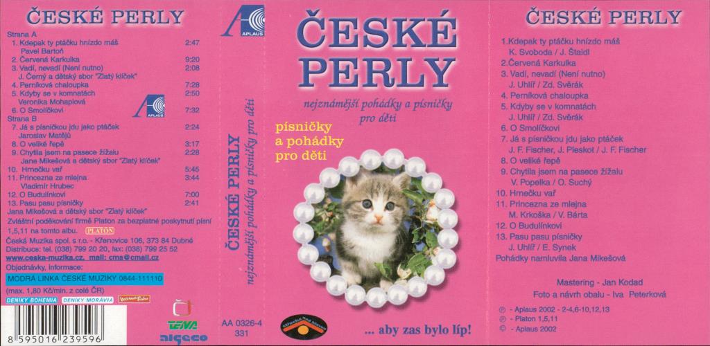 České perly - Písničky a pohádka pro děti; 