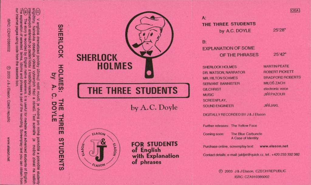 Sherlock Holmes - The three students; 