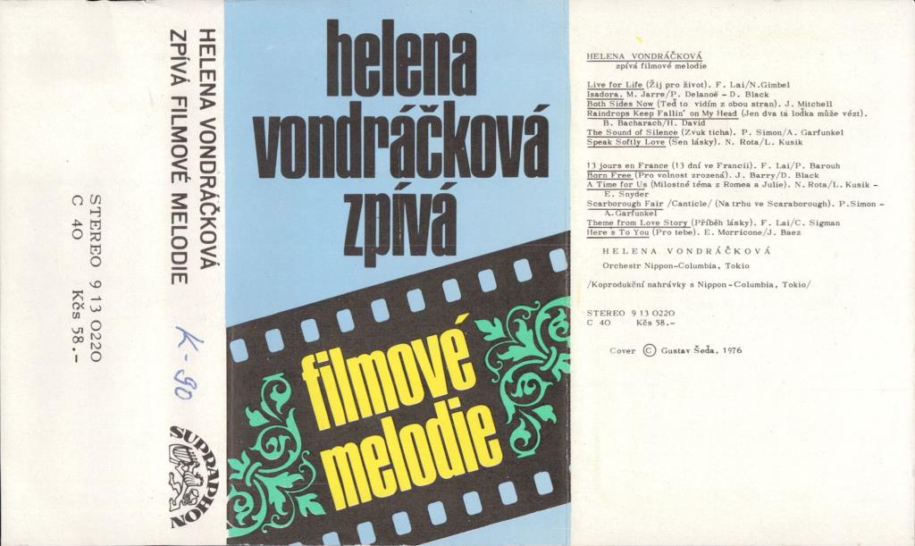 Helena Vondráčková zpívá filmové melodie; 