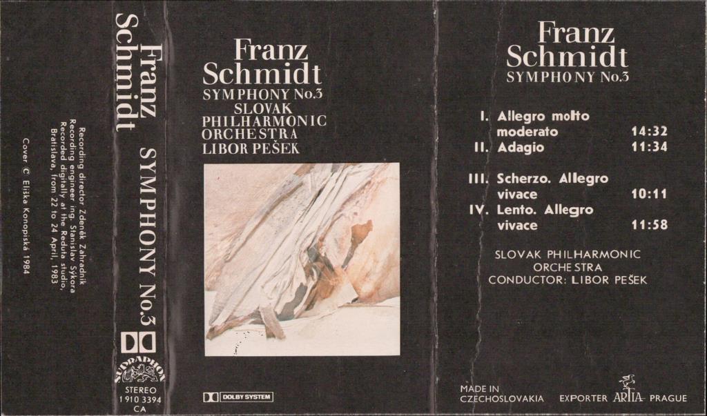 Franz Schmidt symphony No. 3; 