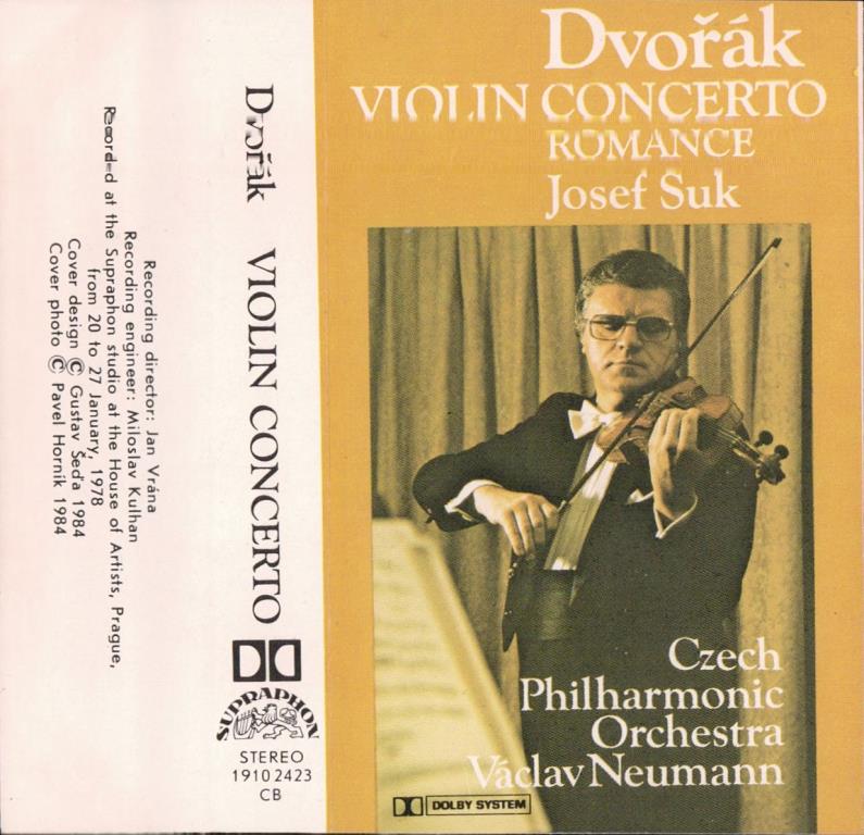 Dvořák violin concerto; 