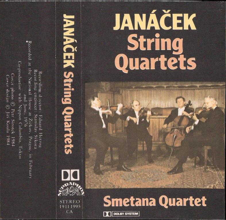 Janáček string quartets; 
