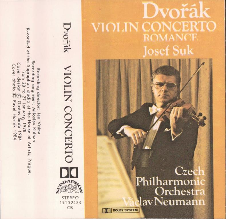 Dvořák violin concerto; 
