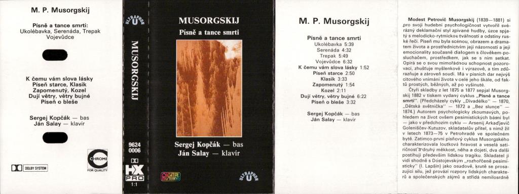 Musorgskij - Písně a tance smrti; 