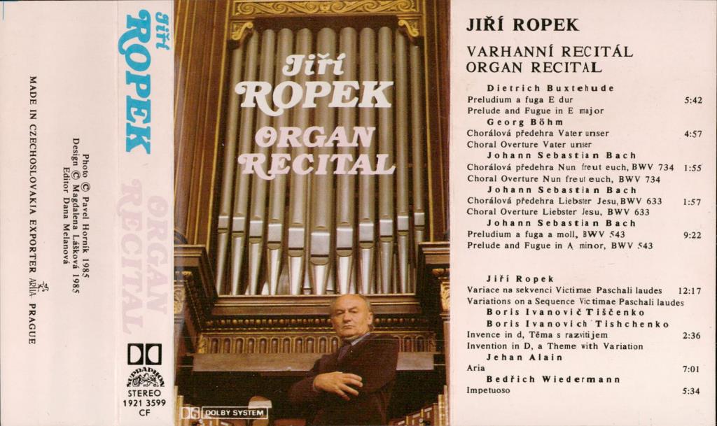 Organ recital; 