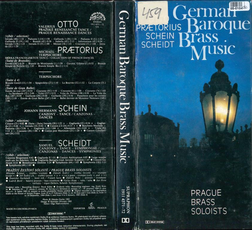 German Baroque brass music; 