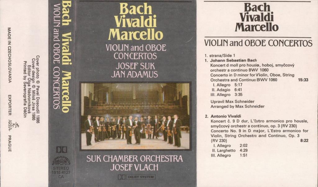 Violin and oboe concertos; 