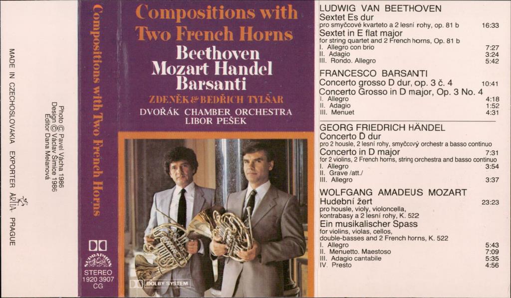 Compositions with Two French Horns; 