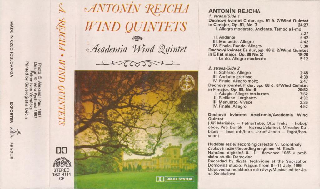 Wind Quintets; 