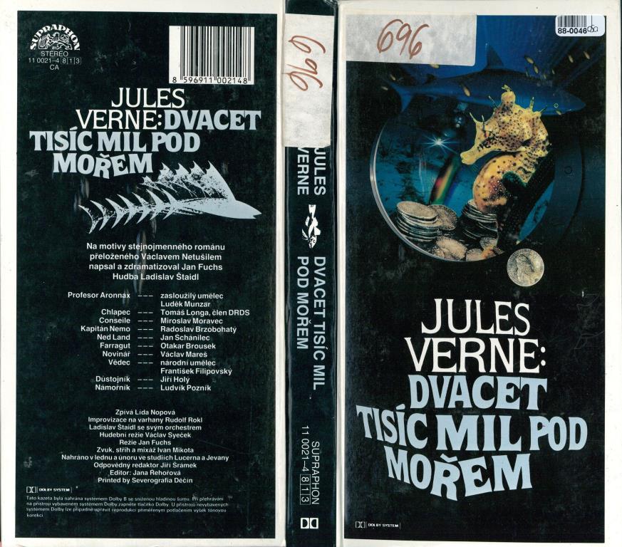 Jules Verne - Dvacet tisíc mil pod mořem; 