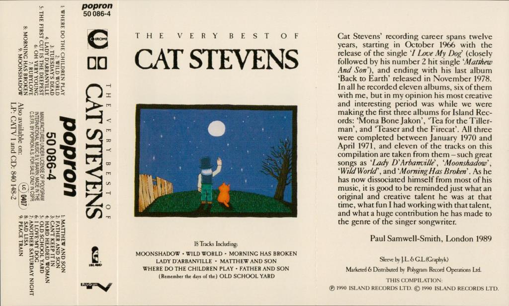 The very best of Cat Stevens; 