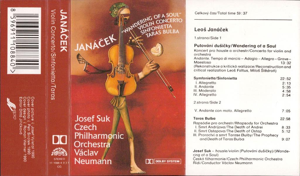 Violin concerto, Sinfonietta, Taras; 