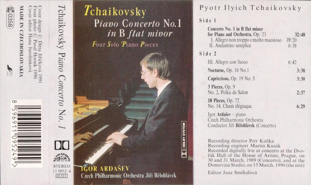 Piano concerto No. 1 in B flat minor; 