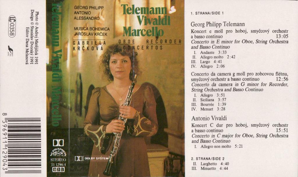 Teleman, Vivaldi, Marcello - oboe concertos; 