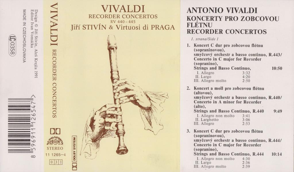 Vivaldi recorder concertos; 
