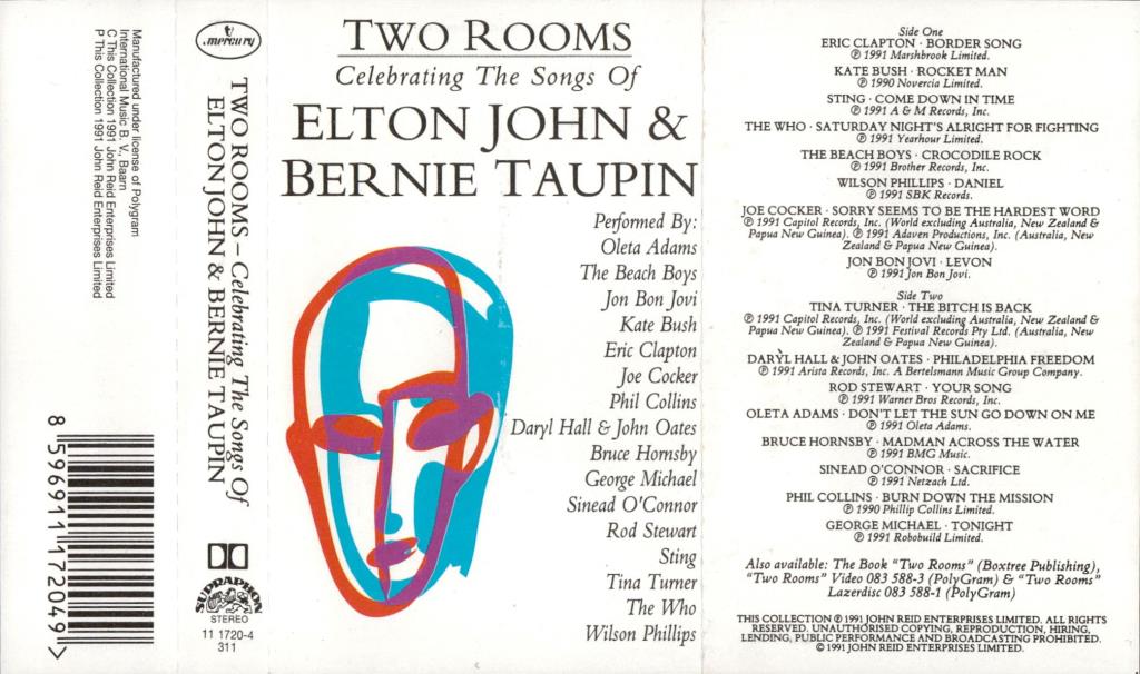 Two rooms celebrating the songs of Elton John & Bernie Taupin; 