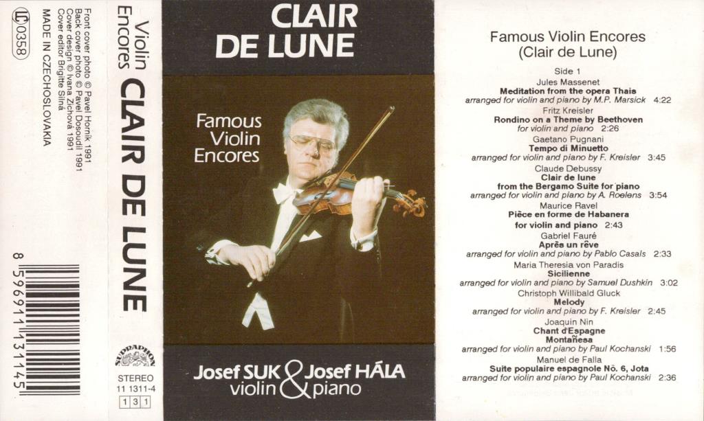 Calir de Lune - Famous violin encores; 