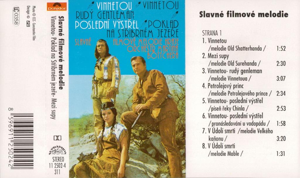 Slavné filmové melodie - Vinenetou - Poklad na Stříbrném jezeře - Mezi supy; 