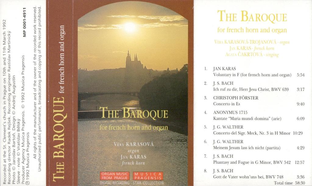 The Baroque for French horn and organ; 