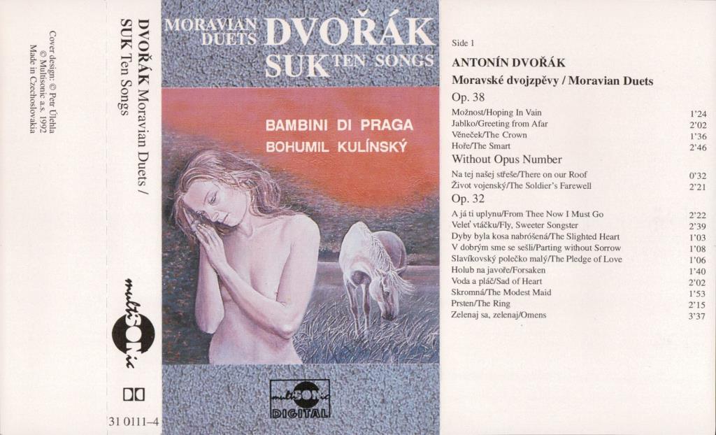 Moravian Duets/ Ten Songs; 