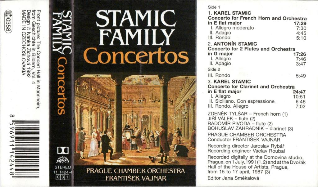 Stamic family concertos; 