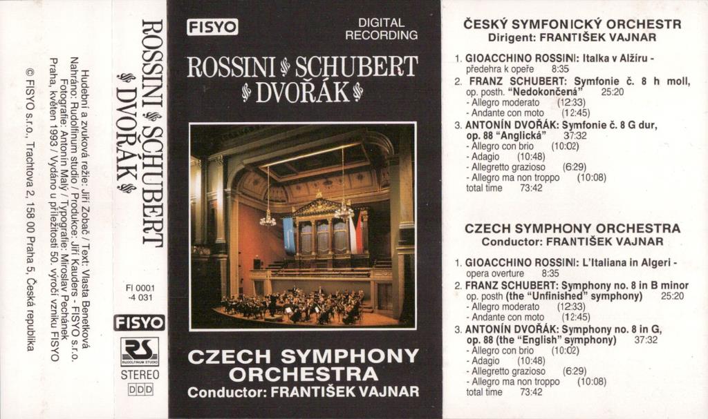 Czech symphony orchestra; 