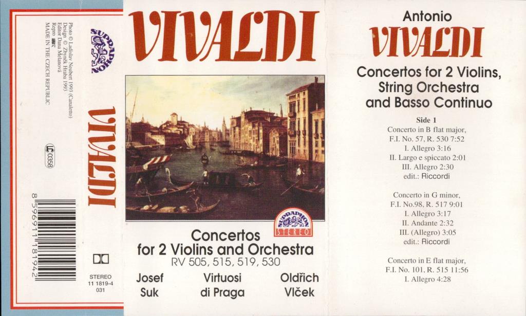 Concertos for 2 Violins and Orchestra; 