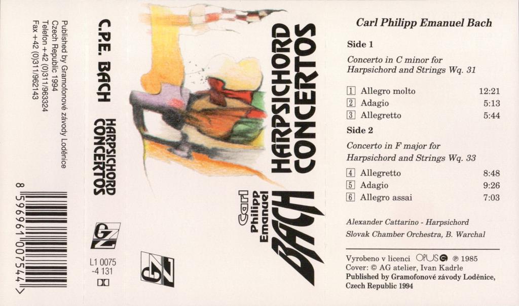 Harpsichord concertos; 