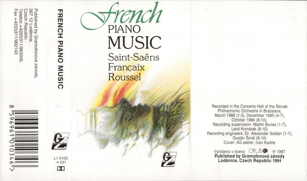 French piano music; 